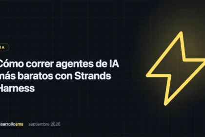 Tarjeta del articulo sobre como correr agentes de IA mas baratos con Strands Harness