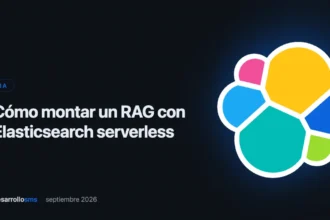 Tarjeta del articulo sobre como montar un RAG con Elasticsearch serverless