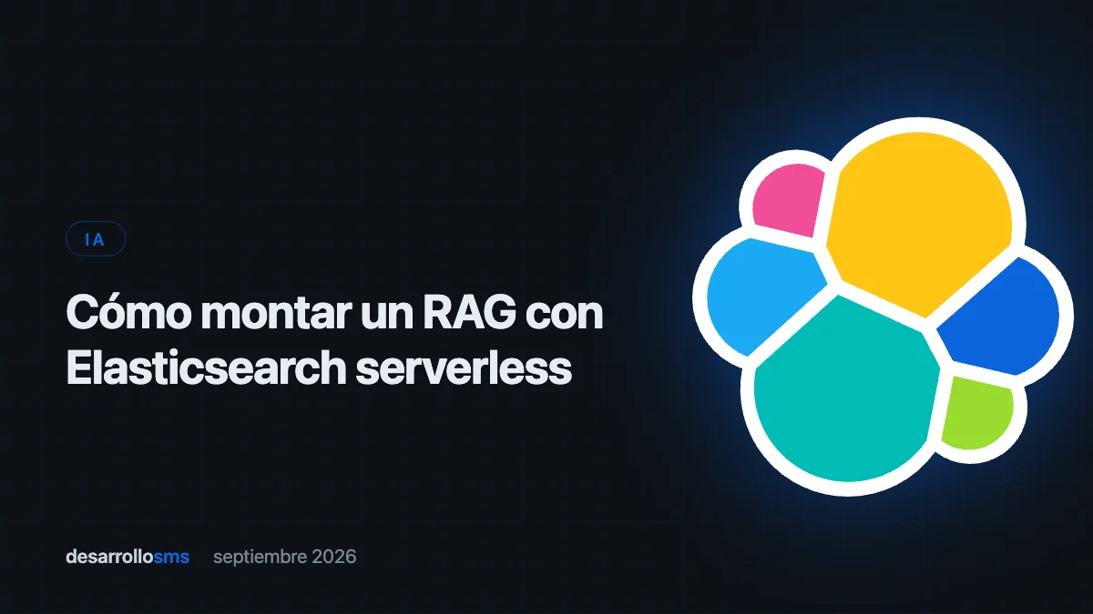 Tarjeta del articulo sobre como montar un RAG con Elasticsearch serverless
