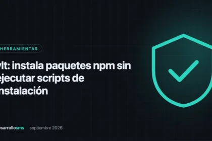 Tarjeta del articulo sobre vlt, el gestor de paquetes que no ejecuta scripts